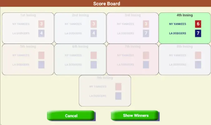 Baseball Game Pool for match s android App screenshot 4