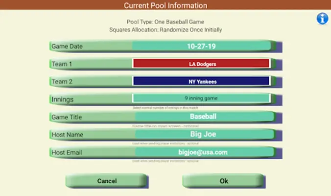 Baseball Game Pool for match s android App screenshot 6